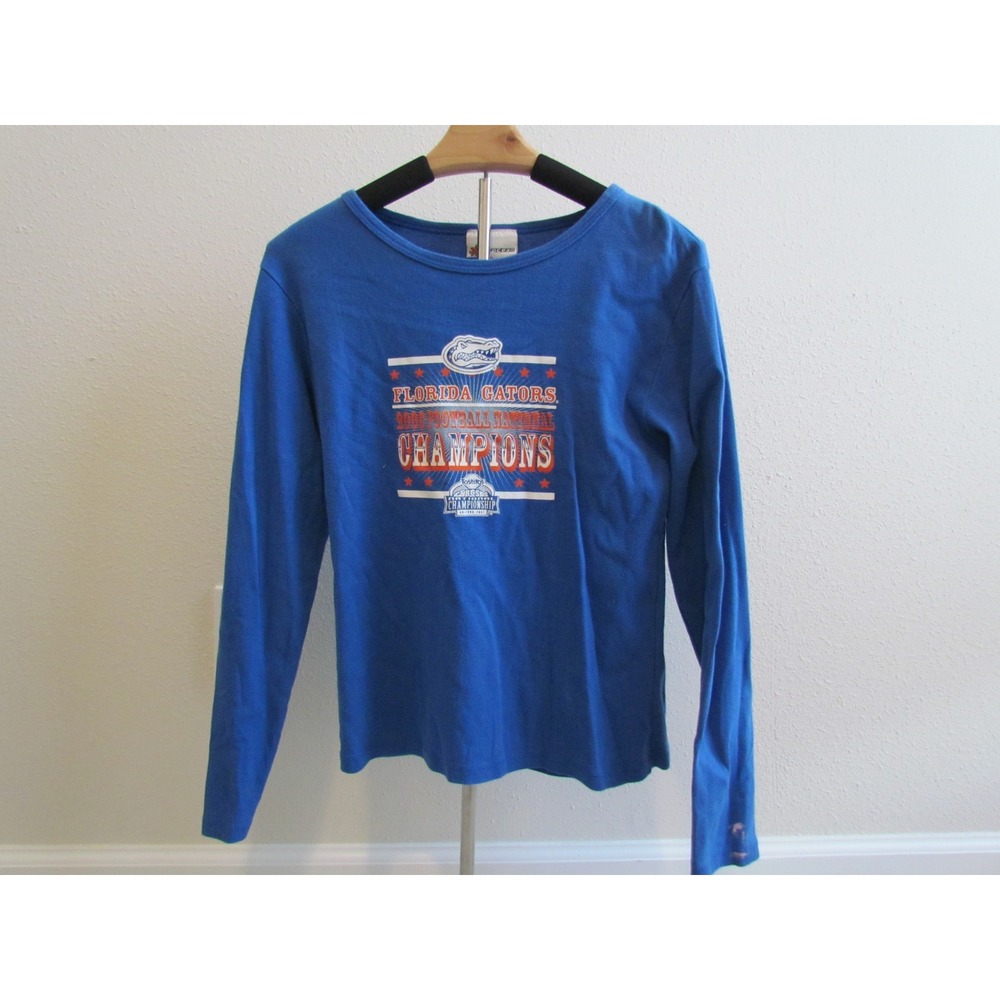 Vintage Sun‎ & Ocean Florida Gators Shirt XL Blue 2006 National Champions